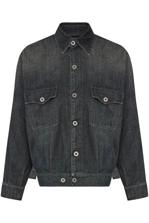 Giacca-camicia in denim nero MAISON MARGIELA | S50AM0649M30025961